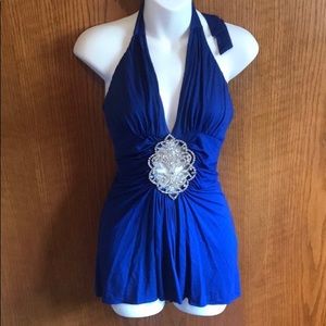 Blue sky halter
